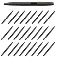 thumbnail image 1 of Reaction Tackle Wacky Worms / Soft Plastic Worm Stick Baits Black Blue Flake, 1 of 7
