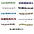 thumbnail image 4 of 50 Pieces Rhinestone Rondelle Handmade Spacer Beads Jewelry Crystal Multi-colors Loose Bead Earring Necklace Accessories Mixed Color, 4 of 6