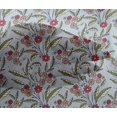 thumbnail image 4 of oneOone Viscose Chiffon Fabric Leaves & Floral Block Printed Fabric 1 Yard 42 Inch Wide, 4 of 4