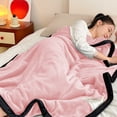 thumbnail image 1 of Soft Queen Size Blanket,40x55 Warm Fuzzy Microplush Lightweight Thermal Fleece Summer Autumn Blankets for Couch Bed Sofa for All Season, 1 of 8