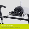 thumbnail image 2 of Delta Cycle et Support Mural pour Vélo Simple pour la Maison, Porte-Vélo Mural Pliable avec Tablette de Rangement Pouvant Supporter jusqu'à 50 Lb, Support Mural Horizontal pour Vélo de Garage, 2 of 5