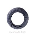 thumbnail image 3 of Housse de Pneu de Voiture Réglable Protection Solaire Universelle pour Roues de Rechange 80cm/31 Pouces Tissu Oxford Imperméable avec Cordon Élastique pour Bateaux Remorques Camping-Cars Jeeps Camions Bleu Rouge Gris, 3 of 6