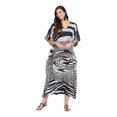 thumbnail image 1 of Oussum Robe Kaftan Longue pour Femmes, Robe Maxi Décontractée d'Été Ample pour Dames, Grande Taille, Robe de Soirée Confortable, Caftan en Ligne, 1 of 7