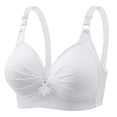 thumbnail image 5 of Huvoen Sports Bras 3pc Woman's Printing Gathered Together Large Size Daily Bra Underwear No Rims Multicolor s, 5 of 5