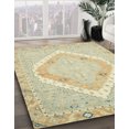 thumbnail image 2 of Ahgly Company Indoor Rectangle Abstract Khaki Gold Oriental Area Rugs, 5' x 8', 2 of 6