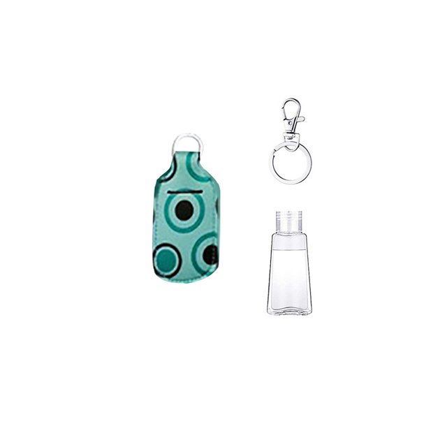 SMihono Closet Organizers and Storage for Clothes Travel Portable Multi-functional Hand Sanitizer Bottle Key Chain Storage Case Storage Trunks and Bag