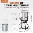 thumbnail image 2 of VEVOR 30 qt 54,000 BTU Aluminum Turkey Deep Fryer, 2 of 9