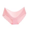 thumbnail image 3 of Women Underwear Brief Non-Trace Ice Silk Breathable Midwaist Solid Color 5PC, 3 of 4