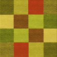 thumbnail image 1 of Ahgly Company Tapis d'Intérieur Lavable en Machine Carré Transitionnel Acajou Brun, 7 Pieds Carré, 1 of 7