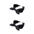 thumbnail image 3 of Baohd Style With Sweat Absorbent Women Accessories Lightweight And Durable Hair Bands Black 2Set, 3 of 6