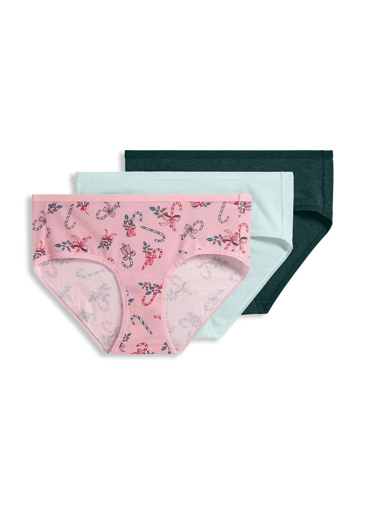 Jockey  Organic Cotton Stretch Logo Hipster - 3 Pack