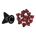 thumbnail image 1 of Almencla 12 Pcs Crampons de Bottes de Football Crampons de Chaussures de Rugby Crampons pour Gazon M5 Vis de Vis Confortable Rouge, 1 of 8