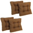 thumbnail image 1 of 19-inch Squared Spun Polyester Tufted Dining Chair Cushion (Set of Four), 1 of 2