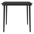 thumbnail image 4 of vidaXL 3 Piece Garden Dining Set Dark Grey, 4 of 5
