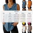 thumbnail image 3 of Warop Camisole à Encolure Ronde pour Femme, Sans Manches avec Détail à Franges, Mélange Coton-Lin Uni pour un Usage Quotidien Décontracté, 3 of 8