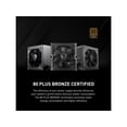 thumbnail image 3 of MSI MAG A650BN , Alimentation Compacte Non Modulaire 650 W, Bronze 80+, Ventilateur à Faible Bruit, Conception PFC Active, Garantie de 5 Ans, 3 of 5