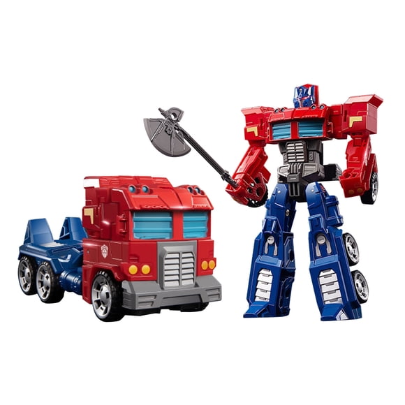 Transformers : Jouets de Transformeur du 40e Anniversaire Optimus Prime Bumblebee Megatron Figurine d'Action, Série Transformers Robot Convertible, Figurines d'Action de Transformeur Cadeaux de Noël pour Enfants - 7,4 Pouces