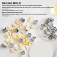 thumbnail image 4 of Number Baking Mold, Biscuit Pattern Mould 26Pcs Stainless Steel Wear Resistance Lightweight Easy   for Cake for Chocolate, 4 of 7