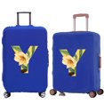 thumbnail image 1 of Luggage Cover Travel Suitcase Protective Cover for Trunk Case 18 ''-28 '' Foldable Elastic Suitcase Cover Floral Lettern Pattern 8floral Y M, 1 of 1