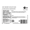 thumbnail image 3 of Yupik Dark Semisweet Chocolate Flakes, 1Kg, 3 of 3