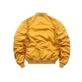 thumbnail image 2 of Innerwin Jacket Windproof Mens Outwear Outdoor Solid Color Lightweight Bomber Jackets Yellow 5XL, 2 of 3