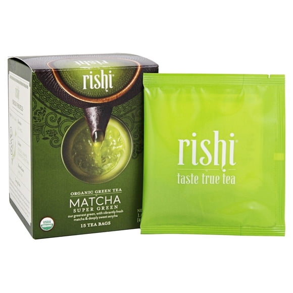 Rishi Tea - Organic Matcha Super Green Tea - 15 Sachet(s)