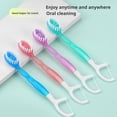 thumbnail image 3 of Disposable Toothbrushes with Toothpaste, 5-in-1 Tool(Mini Toothbrush & Floss & Tongue Scraper & Toothpick Set) with Bursting BeadPortable Oral Care for Home&All in-One Oral Care on The Go, 3 of 8