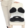 thumbnail image 4 of Lumbar Support Chair Portable Soft Breathable Lower Back Support Office Chair Suitable for Long Periods Sitting Home Office School, 4 of 7
