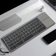 thumbnail image 5 of Chmadoxn Foldable Bluetooth Keyboard With Touchpad Thin Portable 3 - Fold Wireless Bluetooth Keyboard With Touchpad For Tablets Foldable Bluetooth Keyboard with Touchpad, 5 of 5
