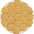 thumbnail image 1 of Ahgly Company Tapis de Zone Carré Lavable en Machine Orange Foncé, 3 Pieds Carré, 1 of 7