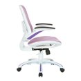 thumbnail image 3 of OSP Home Furnishings Riley Office Chair with Purple Mesh Fabric Seat and Back, 3 of 7