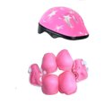 thumbnail image 1 of Protector 7Pcs Kids Skateboard  Kit PVC Helmet Knee Elbow Wrist Pad for Skating Cycling, 1 of 3