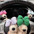 thumbnail image 3 of Car Decoration Dog Premium Cute Car Plush Doll Decorations For Wiper Shift Hand, 3 of 4