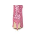thumbnail image 2 of Unique Bargains Bottines à Talons Aiguilles à Paillettes à Bout Pointu pour Femmes, 2 of 8