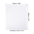 thumbnail image 2 of Unique Bargains Blank Greeting Cards,50pack Favor Decor Foldable Card ,White Pearlescent Paper, 2 of 5