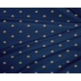 thumbnail image 4 of oneOone Polyester Lycra Fabric Lotus Block Printed Fabric 1 Yard 56 Inch Wide, 4 of 4