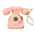 thumbnail image 4 of Luzkey Audio Guest Book Wedding Phone Message er Phone Old Fashioned Decorative Retro Design Table Telephone for Birthday Decor Pink, 4 of 8