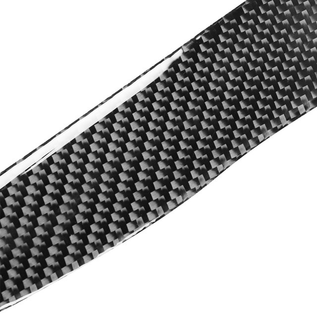Baohd 2Pcs Eyebrows Car Eyelid Cover Carbon Fiber Strip Sticker Auto Fittings Parts Replacement for X5 E70 2010 2012