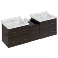 thumbnail image 1 of Imaginations Américaines 61,5 pouces W Vanity Set Gris, 1 of 1