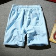 thumbnail image 4 of Birdeem Mens Shorts Mens Summer Leisure Sports Elastic Waist Solid Color Drawstring Pocket Shorts, 4 of 12