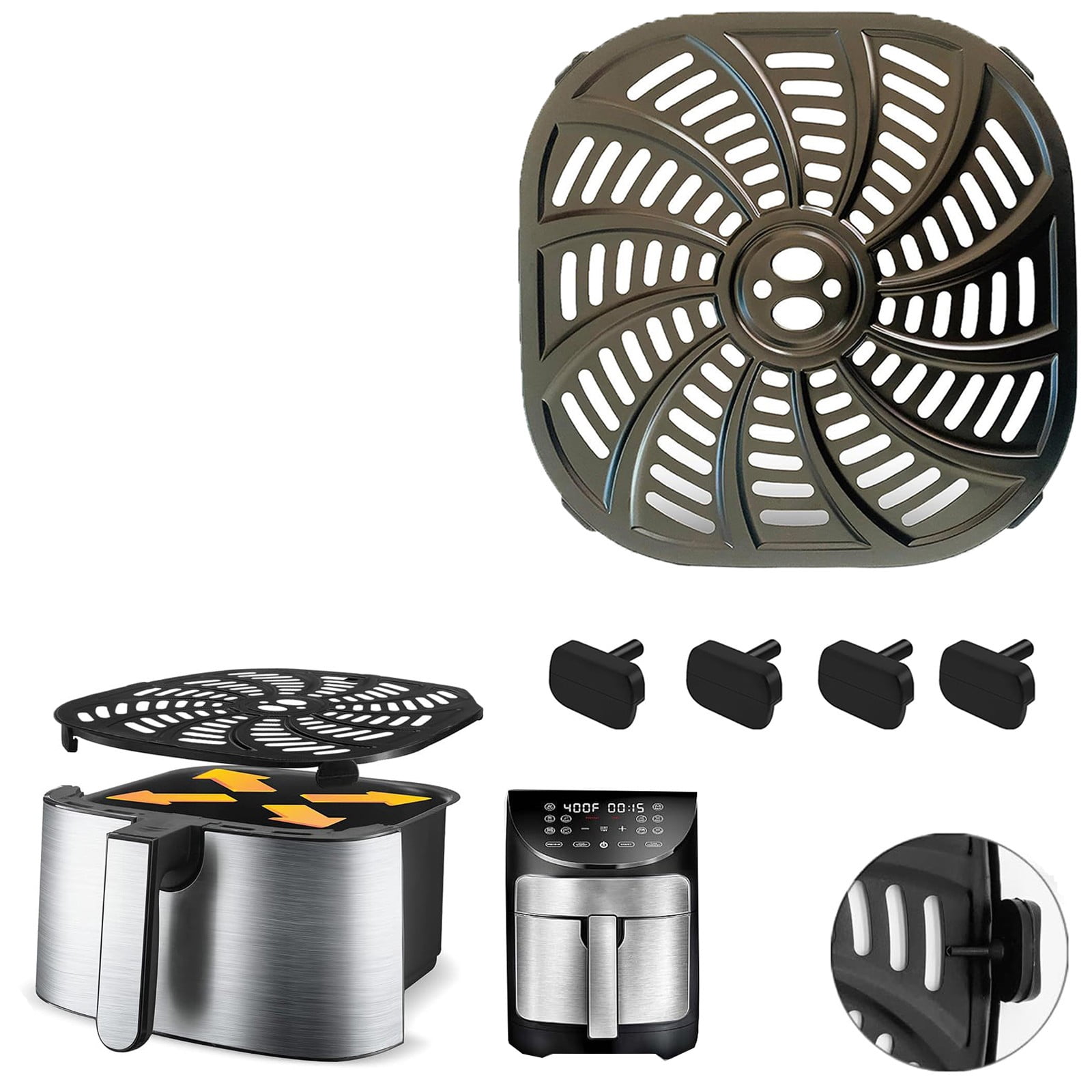 BotaniNest Ultimate Small Air Fryer For Smart Home Kitchen And Cooking With Practical Gadgets