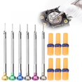 thumbnail image 3 of 6-Piece Steel Screwdriver Set with Comprehensive Blade Selection Flathead (-0.8 to -1.6) & for Fixing Gadgets, 3 of 4