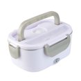 thumbnail image 2 of Electric Heating Lunch Box Household Stainless Steel Insulated Lunch Box, Electric Lunch Box for Office Workers Stainless Steel Lunch Box Lunch Box Stainless Steel Car Electric Lunch Box, 2 of 2