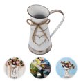 thumbnail image 2 of MasteelfCA Vintage Style Metal Flower Vase Iron Flower Pot Desktop Flower Bucket Ornament, 2 of 8
