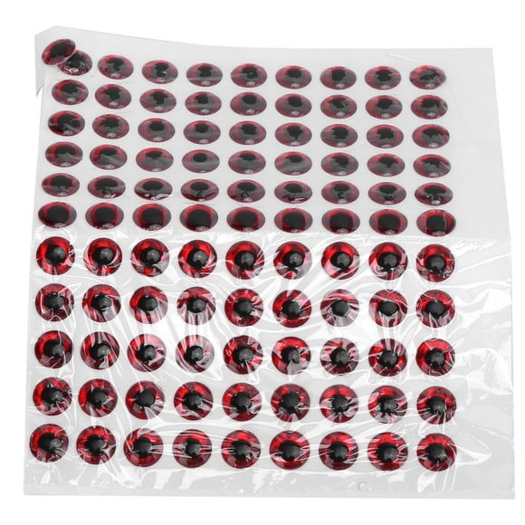 Autocollants Oeil de Poisson, Longue Durée de Vie Oeil de Pêche Artificiel Facile à Transporter pour Adhésifs 6 mm, 7 mm