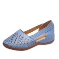 thumbnail image 4 of Dakaela Chaussures Compensées Décontractées pour Femmes, Mocassins Confortables à Enfiler, Bout Rond, Découpes, Chaussures Plates d'Été pour la Marche, 4 of 5