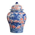 thumbnail image 2 of Abbracc Ginger Jar 1300ml Chinese Display Tea Canister for Dining Table Gift Kitchen dragon, 2 of 9