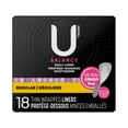 thumbnail image 1 of U by Kotex Balance Protège-Dessous Quotidiens Emballés, Absorption Légère, Longueur Régulière, 1 of 10
