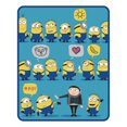 thumbnail image 1 of Jeté doux et soyeux Minions "Minions and Gru", 1 of 1