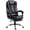 Black, variant on HOMCOM Executive Office Chair PU Leather Reclining Chair with Arms Black